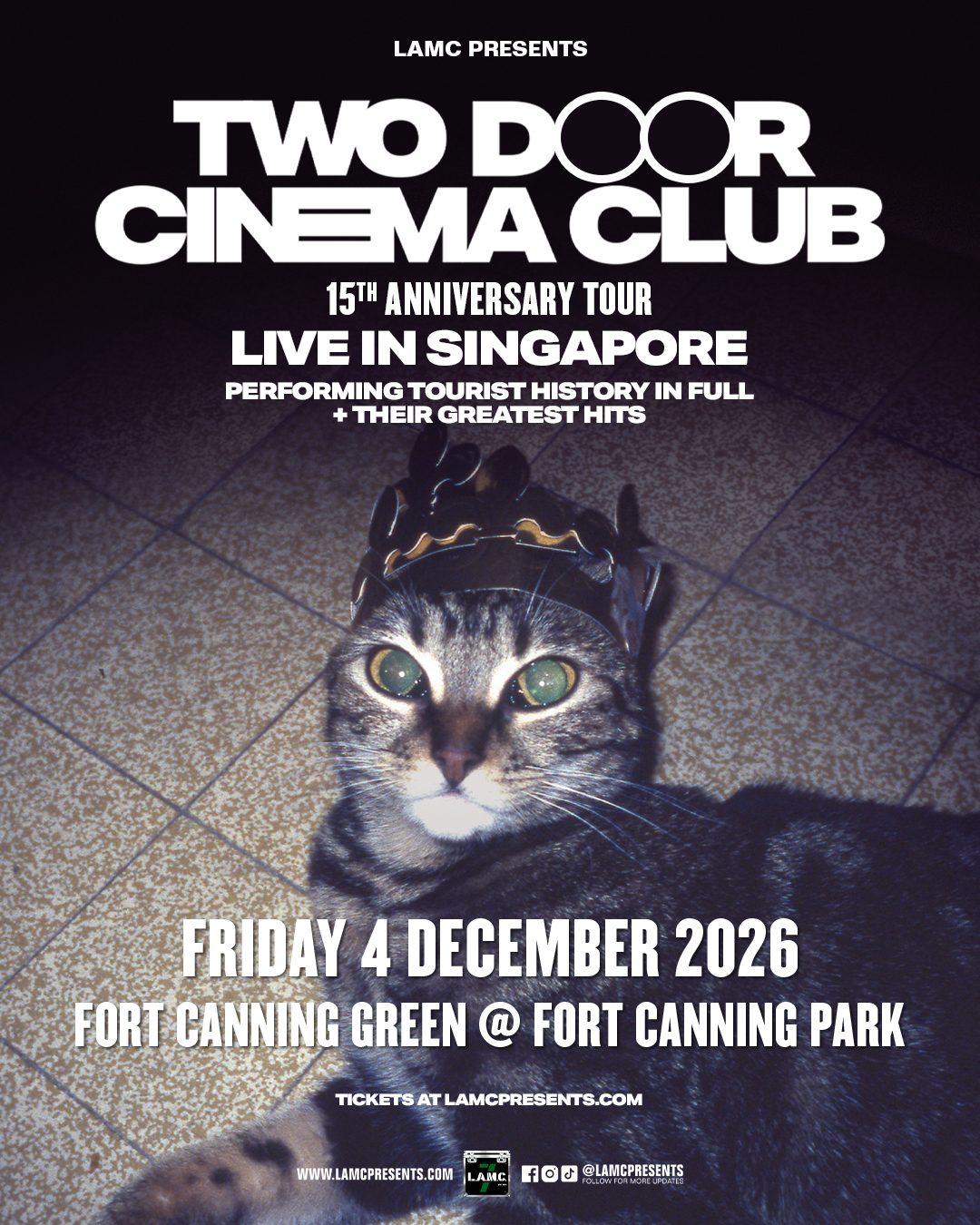 Two Door Cinema Club live in Singapore