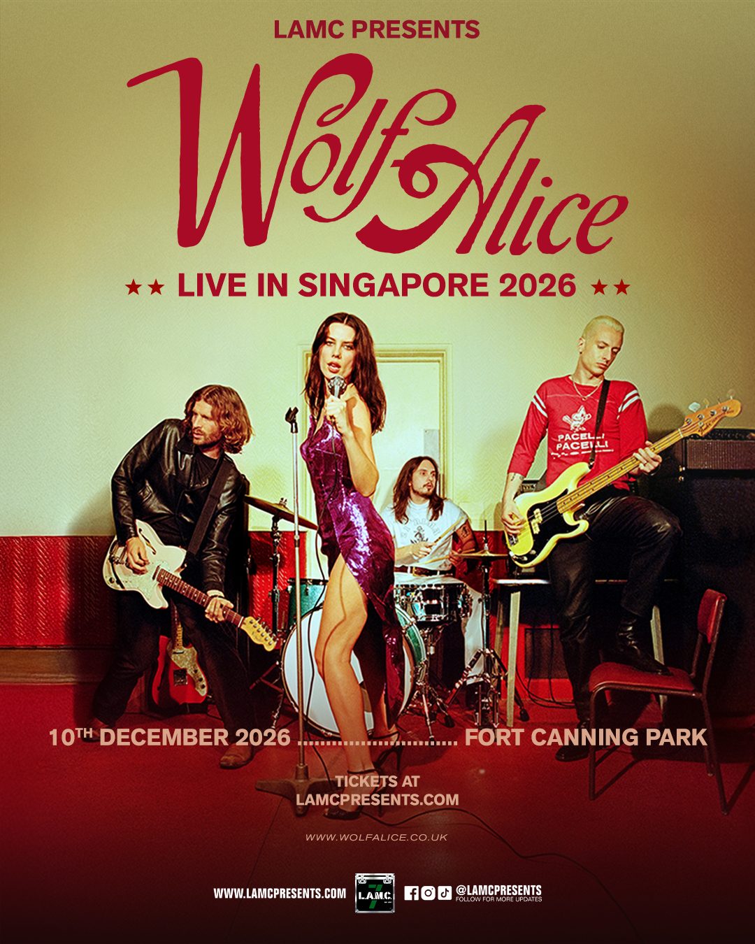 Wolf Alice live in Singapore